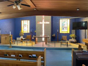 The Worship area at St Aidans